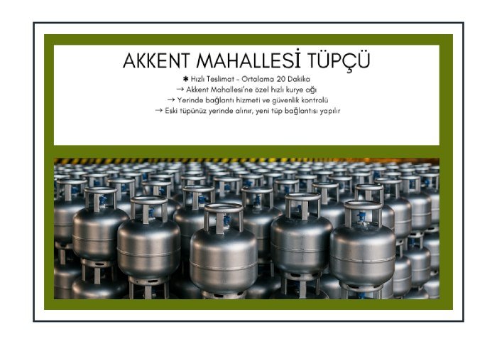 Akkent Tüpçü - Yenişehir Mersin Tüp