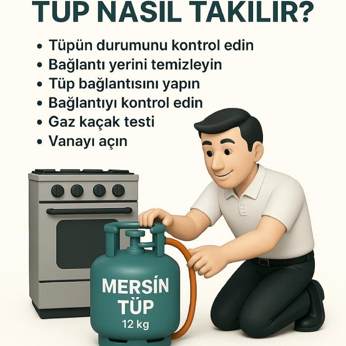 ✅ Mersin Tüp | Tüp Nasıl Takılır?